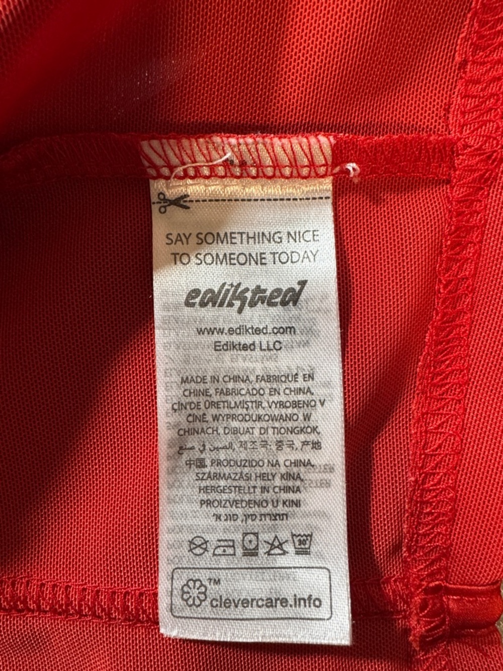 Edikted Red Corset Halter Tank Top Size S - Picture 10 of 11